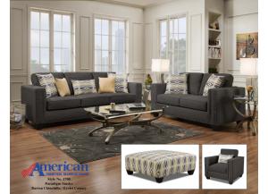 Image for Paradigm Smoke Barto Sofa & Loveseat 