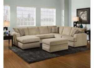Cornell Platinum Sectional