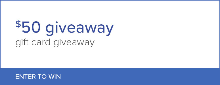 $50 gift card giveaway