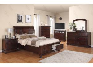 Image for Queen Sleigh Storage Bed