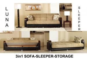 Image for Luna Sofa Euro Sleeper
