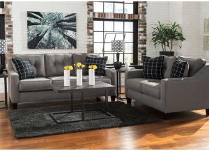 Image for Brindon Charcoal 5PC Living Room Set