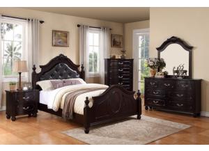 Image for Queen bed,Mirror,Dresser,1N.stand