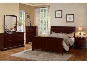 Image for Queen Sleigh bed 4pc