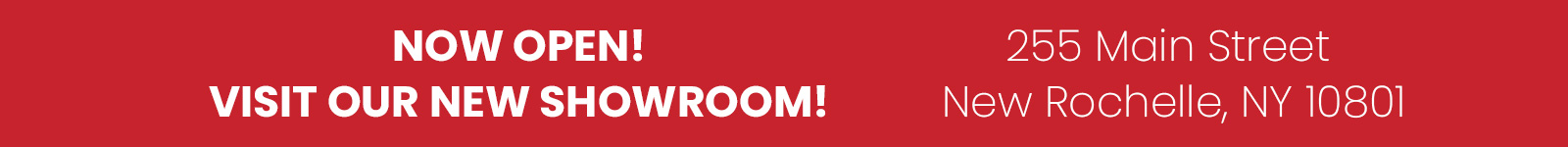 New Showroom Coming Soon - February 2022