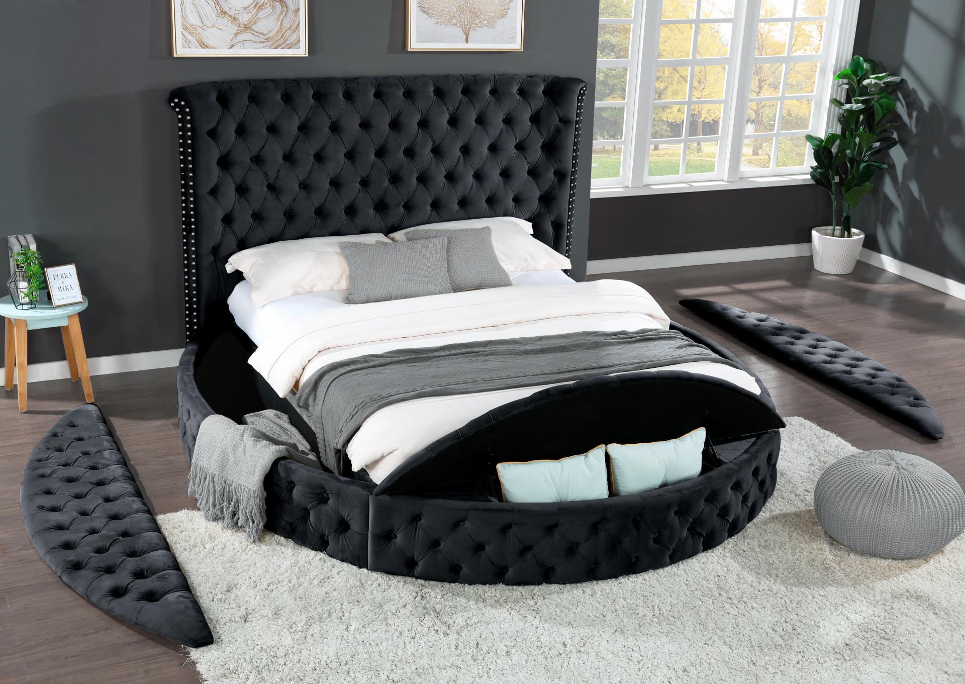 queen round bed mattress