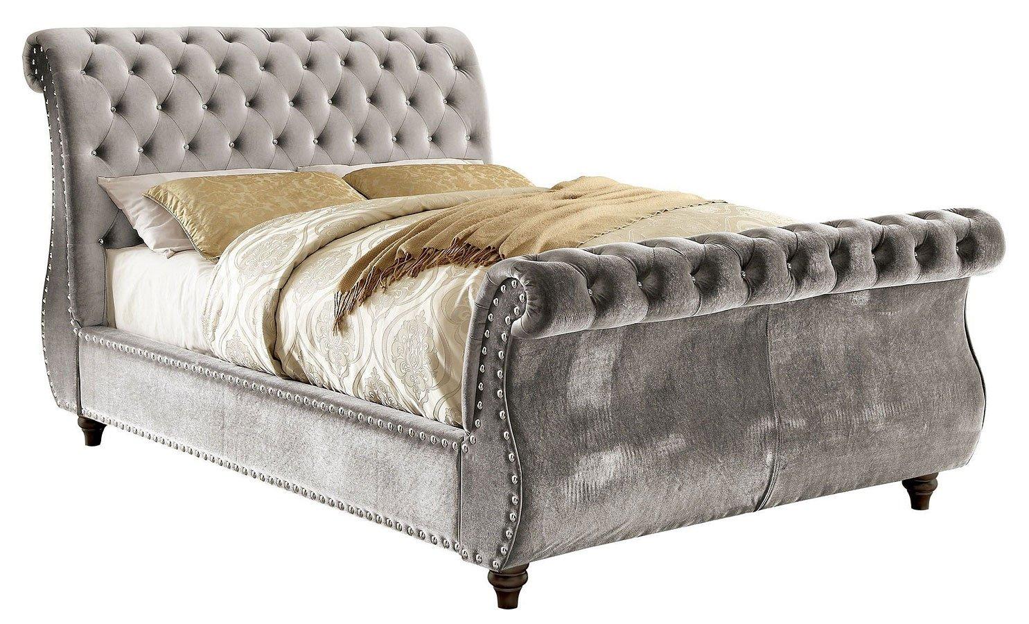 Queen Velvet Champagne Bed,March Flyer