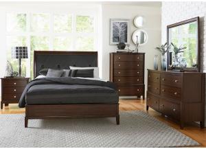 Image for Cotterill Cherry Queen Set (Bed, Dresser, Mirror, Nightstand)