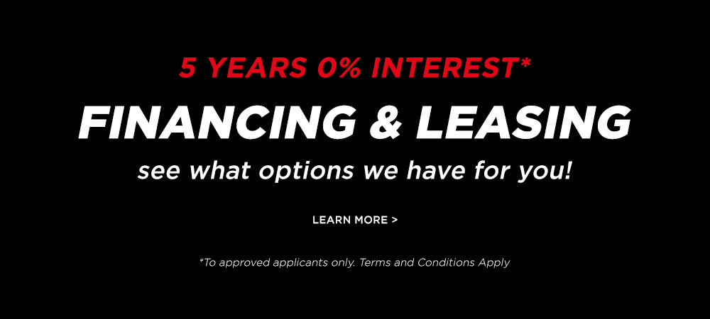 Financing and Leasing Options - Learn More