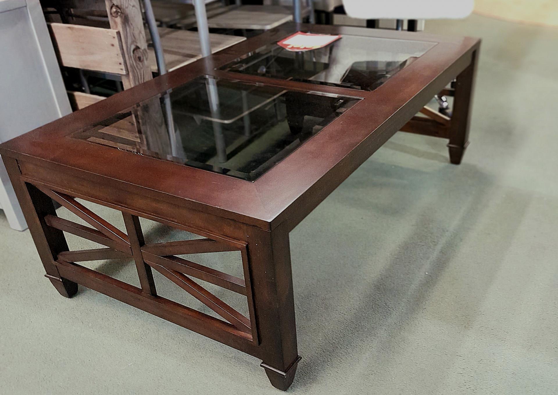 Glass Top Coffee Table,Standard