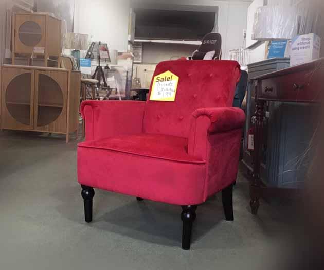 Suede Accent Chair,Standard