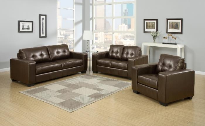 Sedona Brown 3 PC Living Room Set,InStore Products