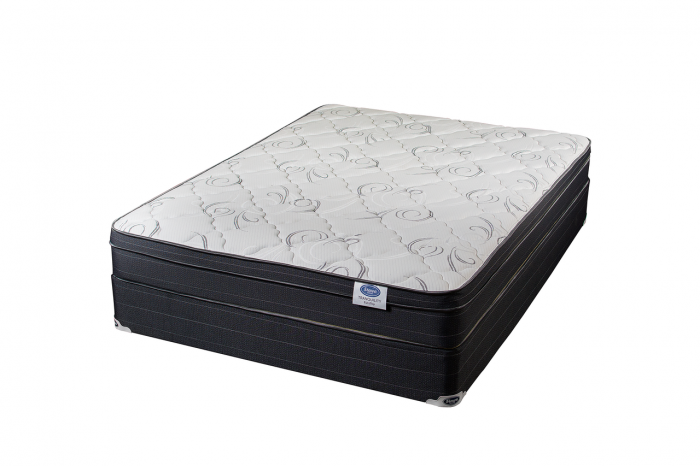 Tranquility Eurotop King 9in Mattress + Box Spring Set,InStore Products
