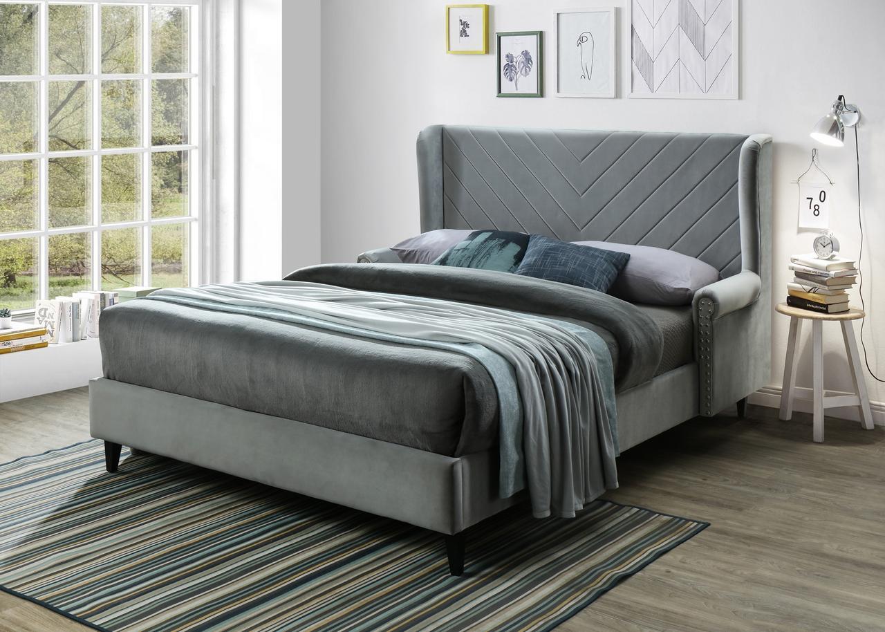 Bella Grey Queen platform bed,InStore Products