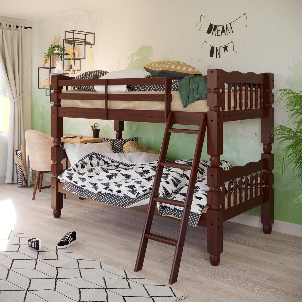 Troy Twin Cappuccino Bunk beds,InStore Products