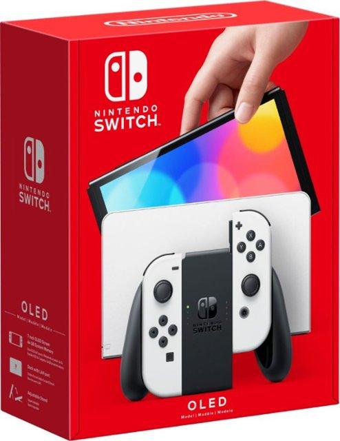 Nintendo - Switch – OLED Model w/ White Joy-Con - White,InStore Products