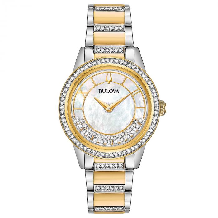 Bulova Women's Two-Tone Crystal Watch,InStore Products