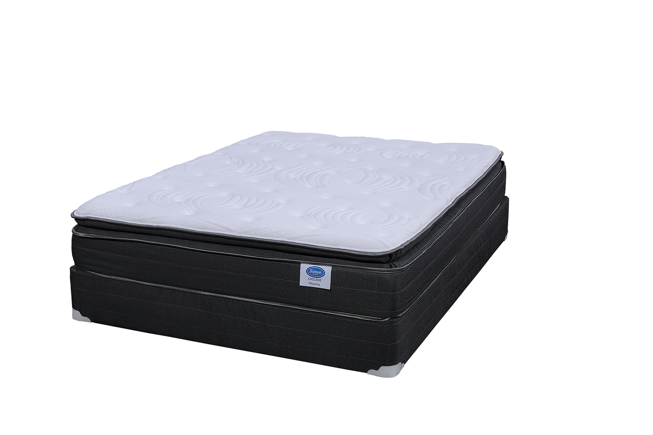 Cascade Pillowtop Foam Encased 11" Queen Mattress + Box Spring Set,InStore Products
