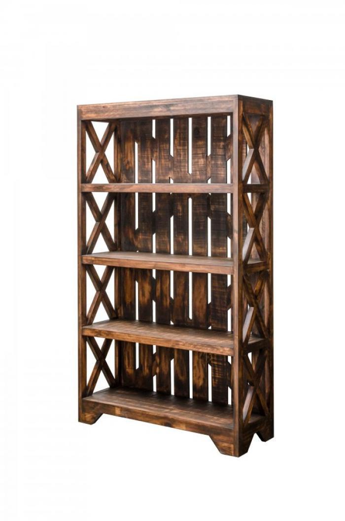 Antique Natural Distressed looking bookcase,InStore Products