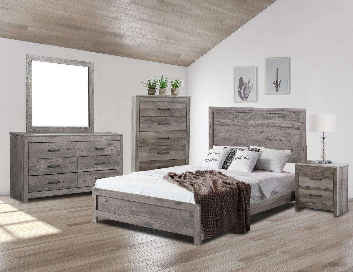 LANGSTON GRAY 5PC QUEEN BEDROOM SET,InStore Products
