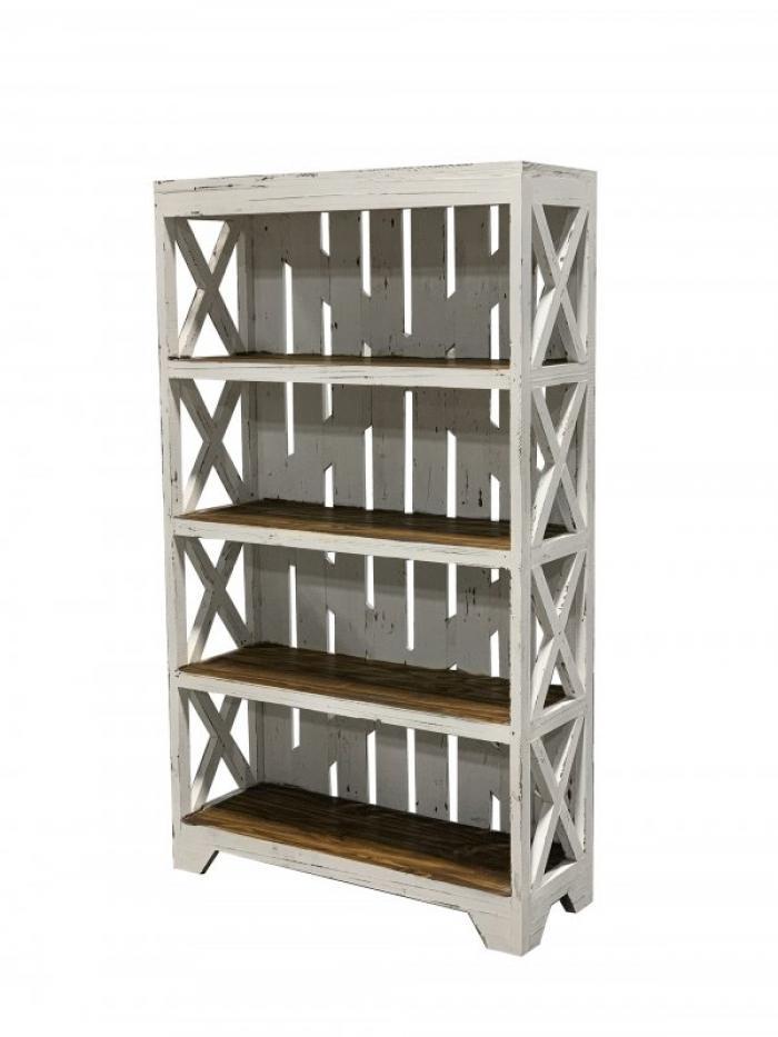 Antique White Distressed looking bookcase,InStore Products
