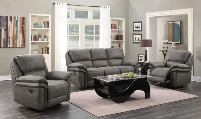 Lariat Gray Motion 3 PC Living Room Set,InStore Products