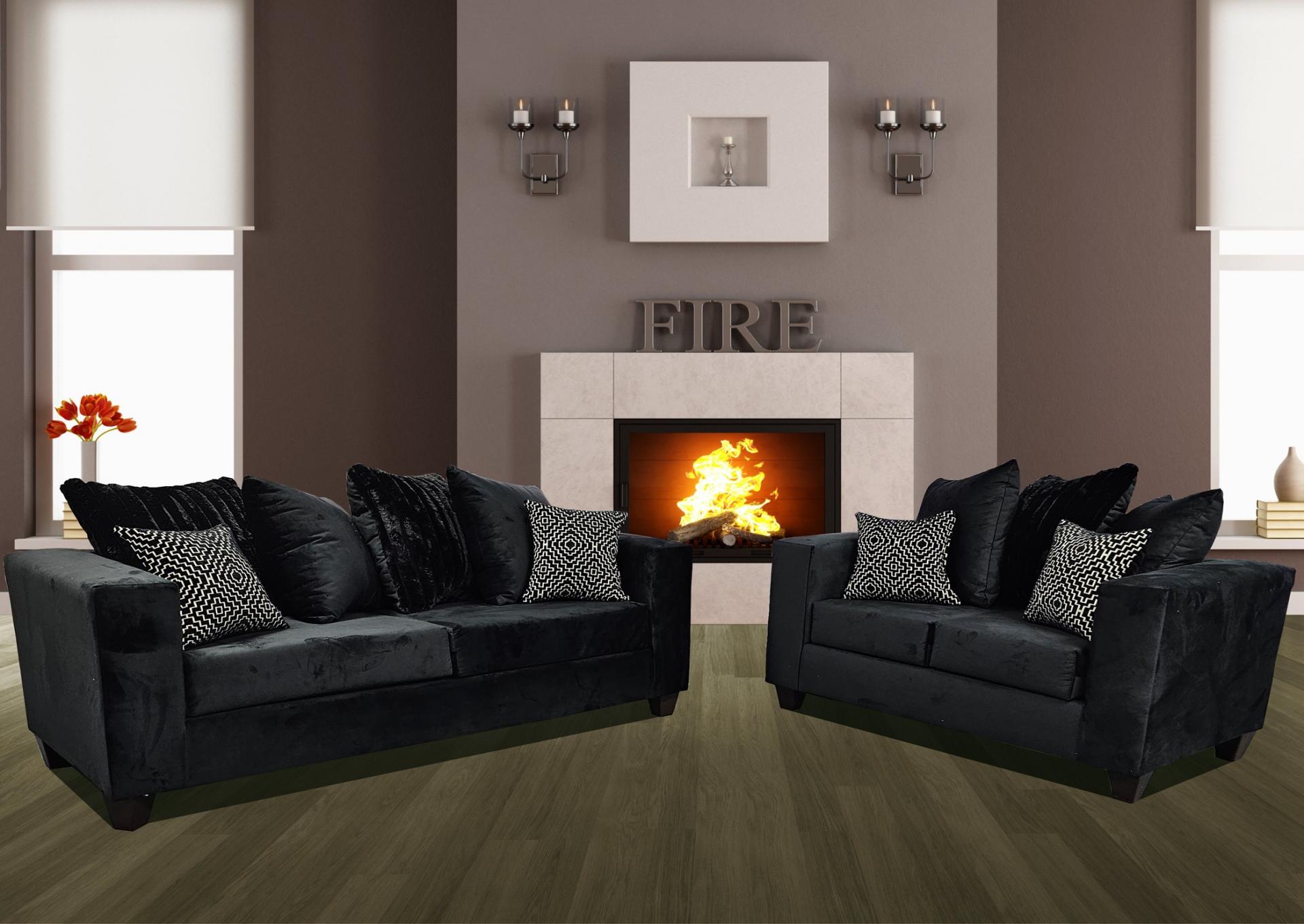 Riviera Black 2pc Set,InStore Products