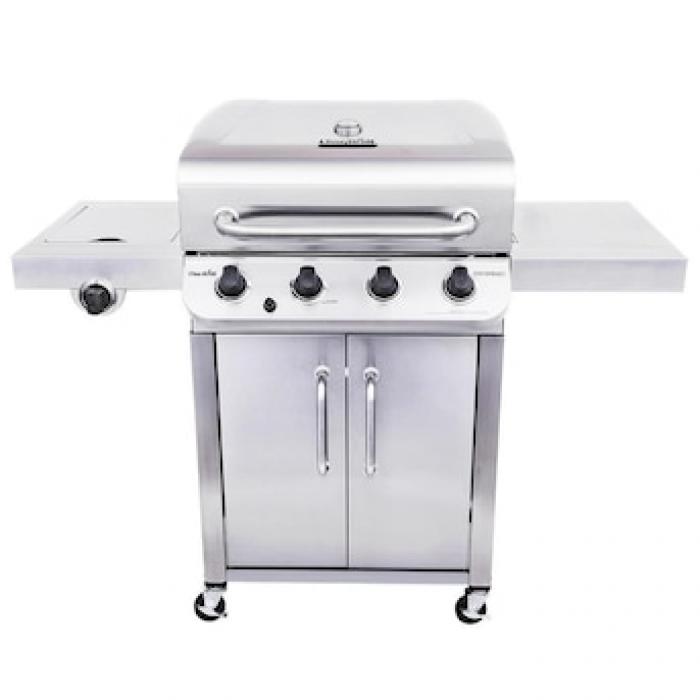 Char-Broil Performance Stainless 4-Burner Liquid Propane Gas Grill with 1 Side Burner,InStore Products