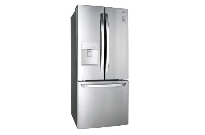 LG 21.8-cu ft French Door Refrigerator with Ice Maker (Stainless Steel),InStore Products