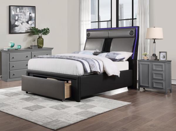 Symphony Queen Platform Storage Bed,InStore Products