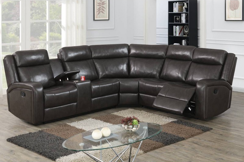 MANUAL RECLINER GEL LEATHERETTE DARK BROWN,InStore Products