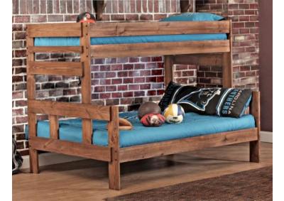 Image for Rustic Style Twin over Full Stackable Bunk Bed
