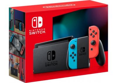 Image for Nintendo - Switch with Neon Blue and Neon Red Joy‑Con