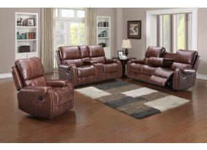 Image for Tuscany Brown motion 3PC living room set