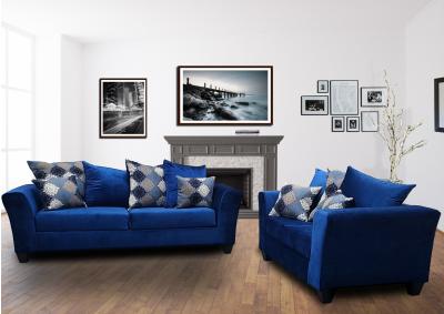 Image for Rome Blue 2pc Set