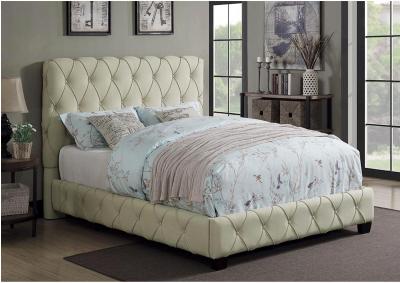 Image for Elsinore Beige Upholstered Full Bed