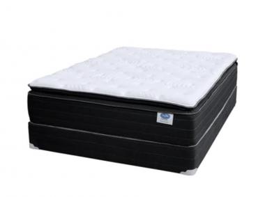 Cascade Pillowtop Foam Encased 14" Queen Mattress + Box Spring Set