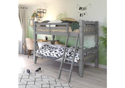Troy Twin Grey Bunk beds