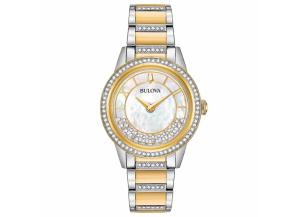 Image for Bulova Women's Two-Tone Crystal Watch