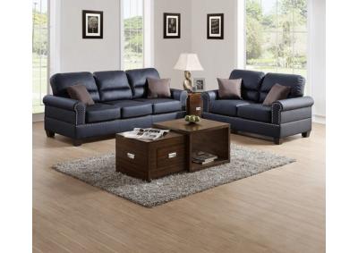 Image for 2PCS SOFA SET BLACK