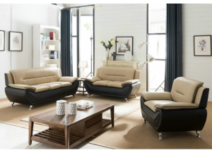 Image for Metro Beige & Brown 3PC living room set 