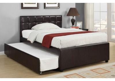 Image for FULL BED+TWIN TRUNDLE W/ SLATS ESPRESSO