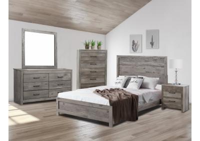Image for LANGSTON GRAY 5PC QUEEN BEDROOM SET