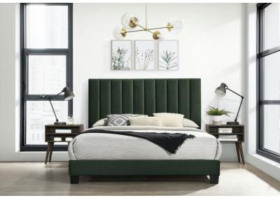 Image for Coyote Queen Bed W/Carroll Emerarld W/Two End Table (3A Packing)