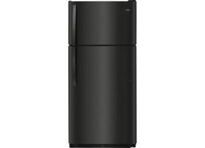 Image for Frigidaire 18-cu ft Top-Freezer Refrigerator (Black)