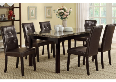 Image for DINING TABLE + 6 DINING CHAIRS