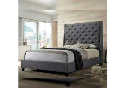 Image for CHANTILLY GREY QUEEN BED