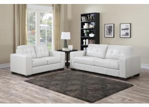 Image for Sedona White 2 PC Living Room Set