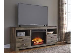 Image for 63" TV Stand with LED fireplace insert