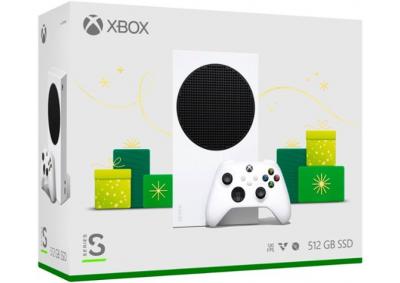 Image for Microsoft - Xbox Series S 512 GB All-Digital (Disc-Free Gaming) - Holiday Console - White